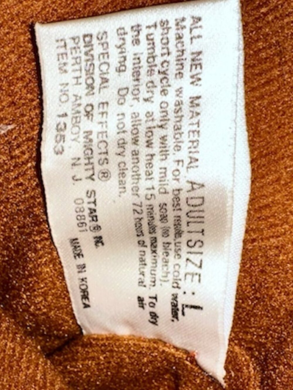 Vintage Bullwinkle Plush Slippers (NWT), Size Large, from the 24K Company (1985) - Picture 8 of 9
